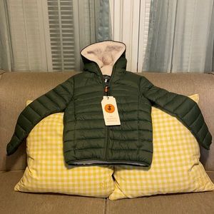 NEW Save the Duck Big Boy Fleece Lined Jacket Size 10